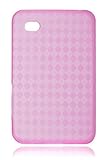 TPU Skin Cover for Samsung Galaxy Tab, Argyle Pink