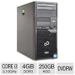 Fujitsu PRIMERGY TX100 S3 Tower Server System Intel Core i3-2100 3.10GHz 4GB ECC (2 x 2GB) 1x250GB SATA II 3.5 7200RPM VFY:T1003SX010US