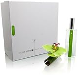 Herve Gambs - Bamboo Whisper 3 Piece Set Includes: 1.7 oz Interior Fragrance + Couture Flower + Brown Square Ceramic Dish