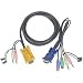 IOGear MiniView G2L5303P - keyboard / mouse / video / audio cable - 10 ft ( G2L5303P )
