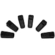 Joy Mangano 6-pk. Huggable Finger Clips Black