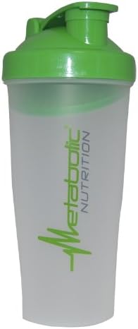 Metabolic Nutrition Shaker Bottle 20 Oz Green