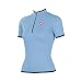 Castelli 2008 Women's Partenza Short Sleeve Cycling Jersey - Azure - A7032-052