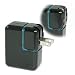 GMYLE (TM) 10W / 5W Dual USB Wall AC Power Adapter Charger for iPhone 4 4S/iPad 2 & New iPad 3/iPod Touch/Android Smartphone/Samsung Galaxy SII Note/HTC/Kindle Fire/Nook Tablet (Black)