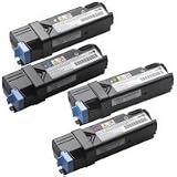 3 Pack: 12 pcs Full Compatible Set Dell 310-9058, 310-9060, 310-9062, 310-9064 for Color LaserJet 1320C with four color, Black, Cyan, Magenta, Yellow 2000 page yield, with chip