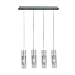 Trend Lighting TP4389 4 Light Scope Island Light, Brushed Nickel
