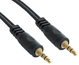 3.5mm Male Stereo Jack To Jack Audio Cable Gold 5m Lead