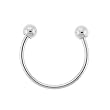 HORSESHOE WITH BALL Gauge: 18, Ball Size: 3mm, Length: 10mm Sold as a Pair