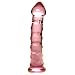 Deluxe Pink Acrylic Glass G-Spot Dildo