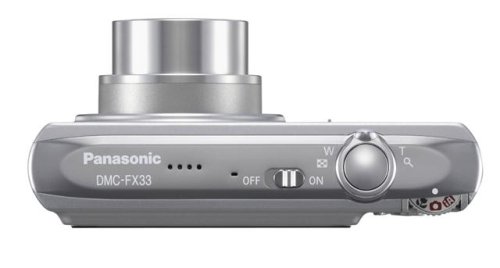 Panasonic Lumix DMC-FX33S 8.1MP Digital Camera with 3.6x Wide Angle MEGA Optical Image Stabilized Zoom (Silver) image