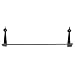 Acorn Early American Spear 24 Towel Bar, 20-1/2 W x 3 D Antique Pewter (shown in Black Iron)