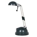 Black Halogen Task, Desk, Work Lamp Light. Extendable and Super Bright! - G4