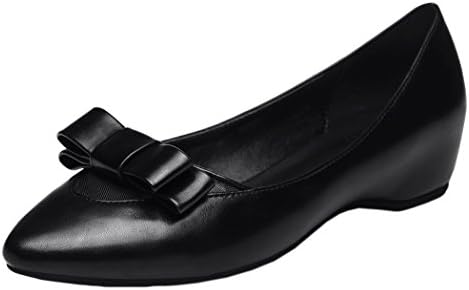 Guciheaven 2015 Spring Style Low Top Bow Comfortable Increased within Flats Shoes (7 B(M)US, White)