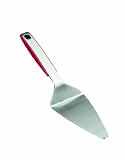Metaltex Design Plus Stainless Steel Cake Server with Red Handle Insert