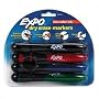 Expo Grip  Bullet 4 Pack Black Blue Green Red