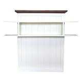 Ambientehome 53038 TV-Aufsatz Don Akazie, ca. 105 x 24 x 116 cm, antikwei&szlig;