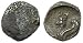Samaria, Persian Empire, Satrap Hezekiah, 375 - 333 B.C.; Silver Quarter Obol
