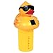 GAME 12301-BB Solar Light-Up Derby Duck Mid-Size Chlorinator Pool Chorine Dispenser, Yellow