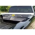 Low Profile Crossover Aluminum Truck Tool Box-Model 16 Fits: 1999-07 Ford Super Duty LB/SB 2004-08 Ford F-150 LB/SB 2003-07 Dodge Ram LB/SB with slant