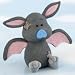 Blue Nose Friend Figurine Echo Bat - 40651_s-1