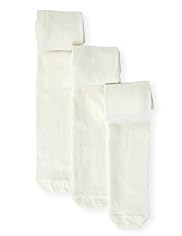 3 Pairs of Plain Stretch School Tights