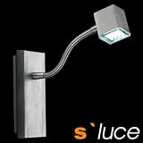 S-Luce KH208 E Tip LED Wandleuchte mit Flexarm