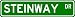 STEINWAY Street Sign ~ Personalized Family Lastname Sign ~ Gameroom, Basement, Garage Sign Novelty** ALUMINUM