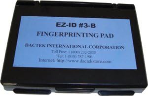 Fingerprint Pad for roll fingerprinting (Blue)