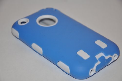 Body Armor for iPhone 3G 3GS - Blue & White
