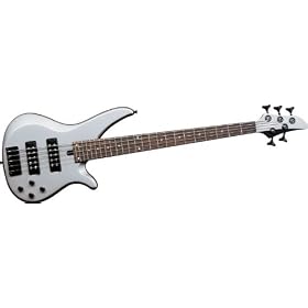 Yamaha RBX375 5-String Bass Guitar, Flat Silver