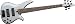 Yamaha RBX375 5 String Electric Bass Guitar, Flat Silver