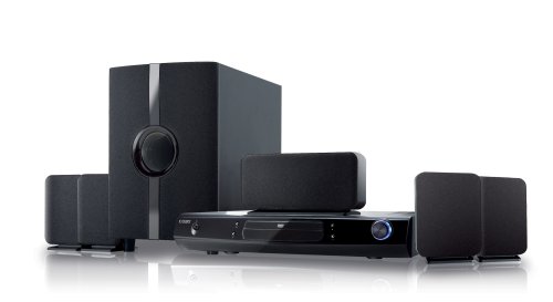 Coby DVD968 5.1-Channel DVD Home Theater System with 1080p Upconversion, DivX Playback and AM/FM Tuner (Black)