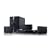 Coby DVD968 5.1-Channel DVD Home Theater System with 1080p Upconversion, DivX Playback and AM/FM Tuner (Black)