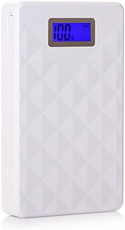 Andream 15000mah Real Capacity Powerful Battery Charger with Original Samsung Battery Cell inside White YS1130158