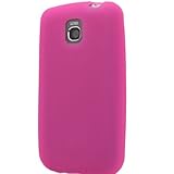 Silicone Gel Skin PINK Sleeve Rubber Soft Cover Case for LG P509 OPTIMUS T  ....