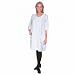 Scalpmaster Manicurist Jacket Half Sleeve Button White