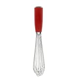 Art and Cook Cooking Whisk Chrome Dreams Collection, Red by Art and Cook