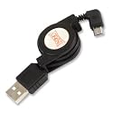 Aufrollbares USB 2.0 Typ A/Micro-B Kabel