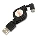 Lindy Aufrollbares USB 2.0 Typ A/Micro-B Kabel - Kabel, 31619