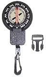Genesis Northern Hemisphere Fast Action Retractable Compass for Scuba Diving Dive Diver Navigation