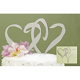Reflective Hearts Cake Pick