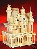 Woodcraft 3D Wooden Puzzle Construction Kit Model-Fantasy Villa Doll House