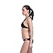 Polovi Women Swimsuit Bathing Suit Sexy Hot High Neck Knitting Bikini Set 16006BK0