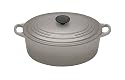 Le Creuset Cast Iron Oval Casserole, Slate, 29 cm
