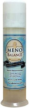 MenoBalance Natural Progesterone Cream 3 oz - For Relief of Hot Flashes and Other Menopausal Symptoms