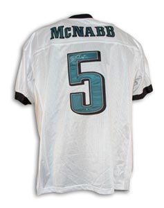 Donovan McNabb Signed Philadelphia Eagles White Reebok Authentic Jersey