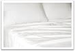 Organic Cotton Sateen Fitted Sheet - White (Queen)