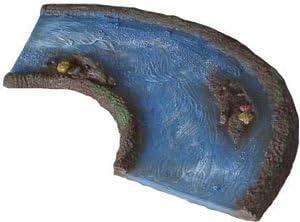 10in Curve River with Island Aerial Blue 28mm