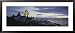 Building Lit Up at Dusk, Chateau Frontenac, Quebec City, Quebec, Canada Framed Art Poster Print by Panoramic Images, 43x19