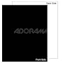 Adorama 8" x 10" Double Weight Mount Boards, Black & White Finish, Pack of 10.